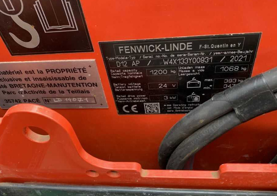 Linde D12AP - Stapelaar: afbeelding 4 Linde D12AP - Stapelaar: afbeelding 4