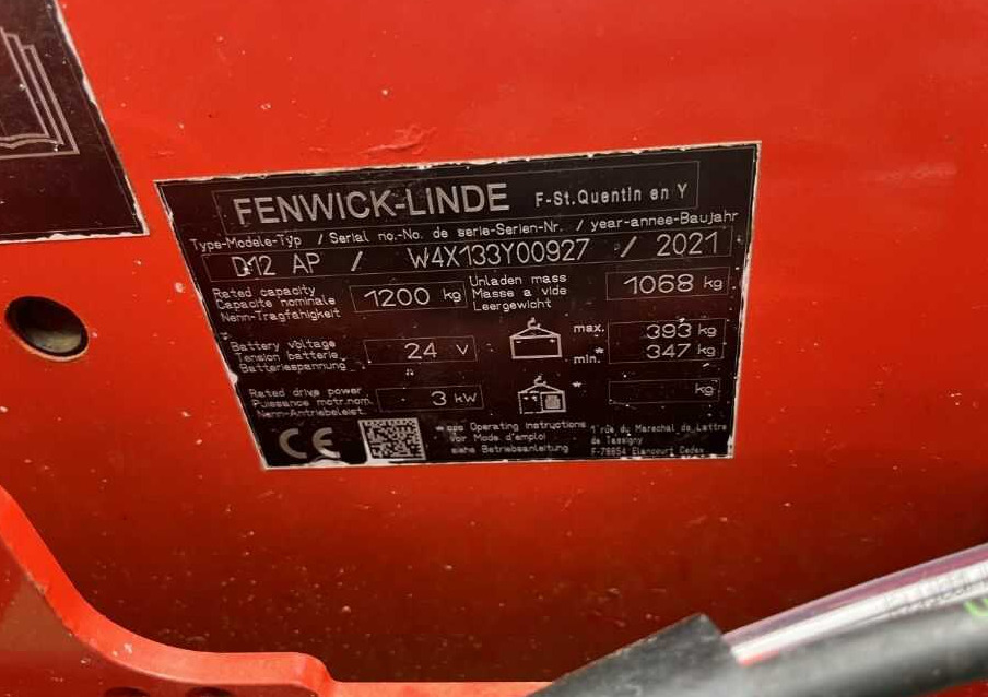 Linde D12AP - Stapelaar: afbeelding 4 Linde D12AP - Stapelaar: afbeelding 4