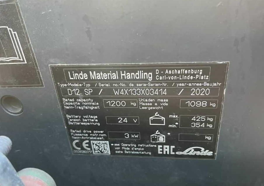 Linde D12SP - Stapelaar: afbeelding 4 Linde D12SP - Stapelaar: afbeelding 4