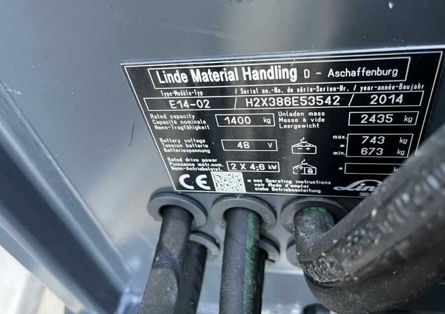 Linde E14-02 - Elektrische heftruck: afbeelding 4 Linde E14-02 - Elektrische heftruck: afbeelding 4