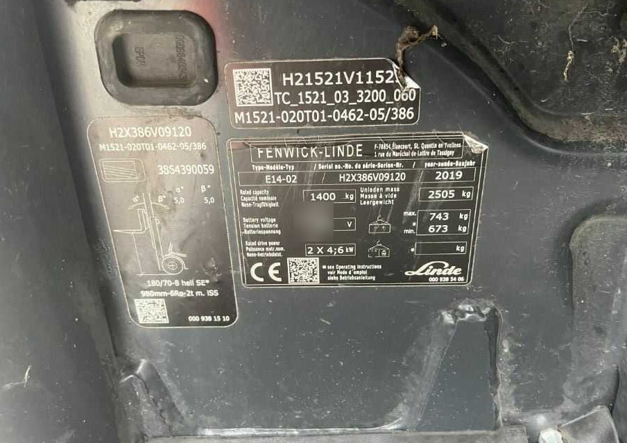 Linde E14-02 - Elektrische heftruck: afbeelding 4 Linde E14-02 - Elektrische heftruck: afbeelding 4