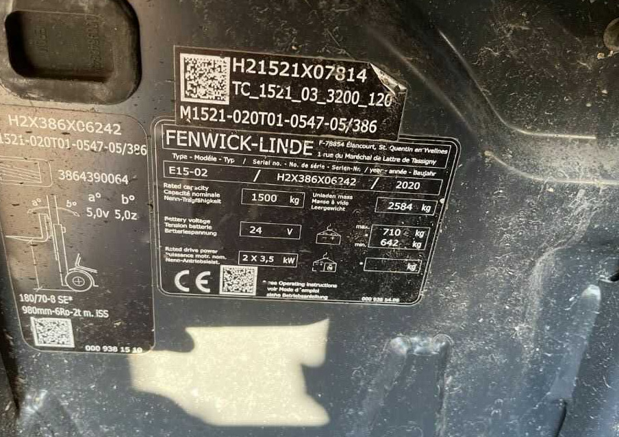 Linde E15-02 - Elektrische heftruck: afbeelding 4 Linde E15-02 - Elektrische heftruck: afbeelding 4