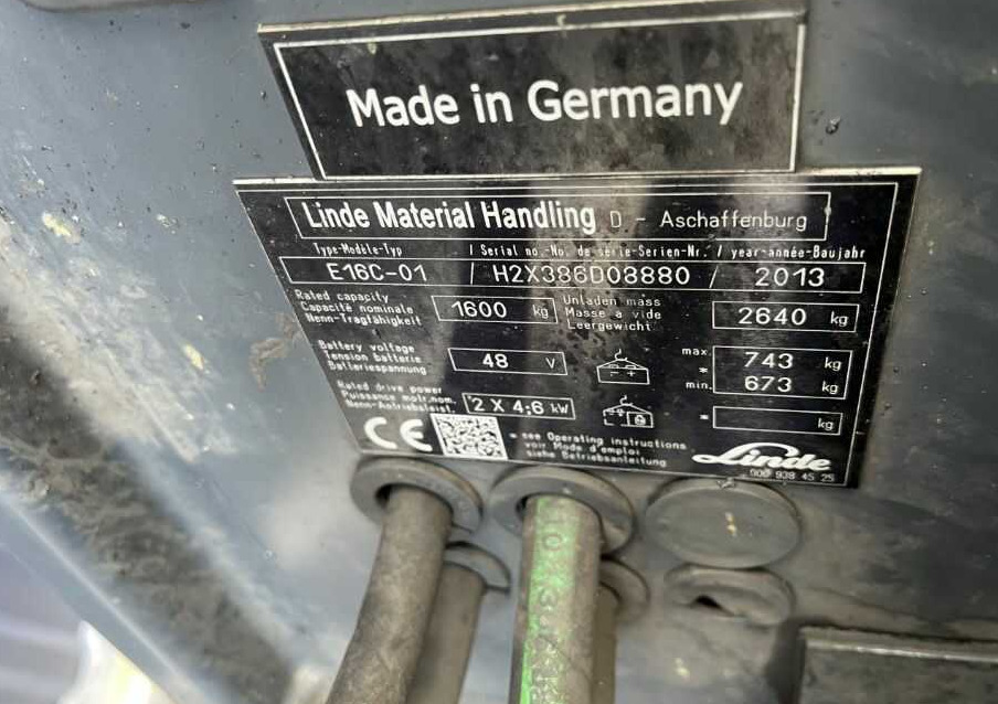 Linde E16-01 - Elektrische heftruck: afbeelding 4 Linde E16-01 - Elektrische heftruck: afbeelding 4