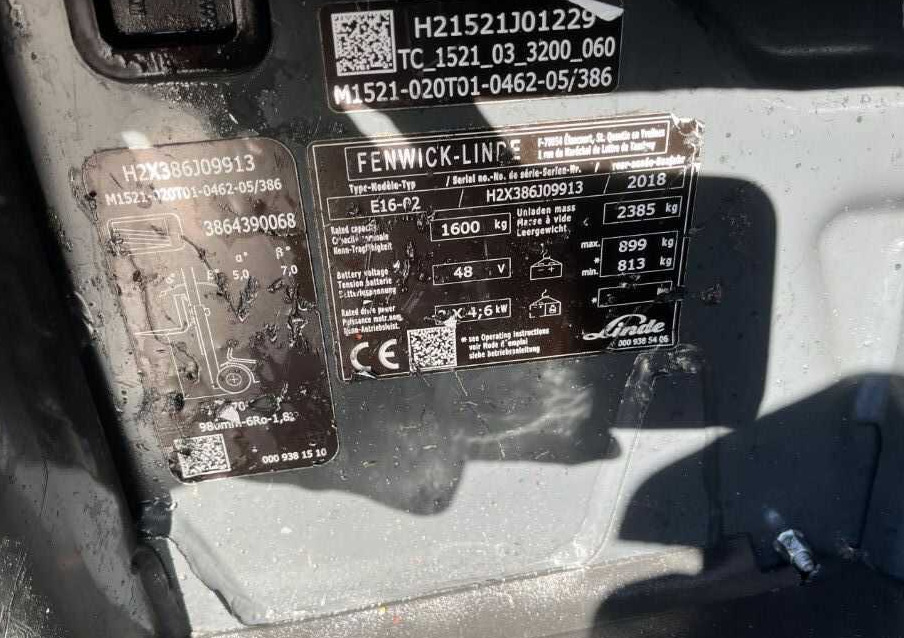 Linde E16-02 - Elektrische heftruck: afbeelding 4 Linde E16-02 - Elektrische heftruck: afbeelding 4