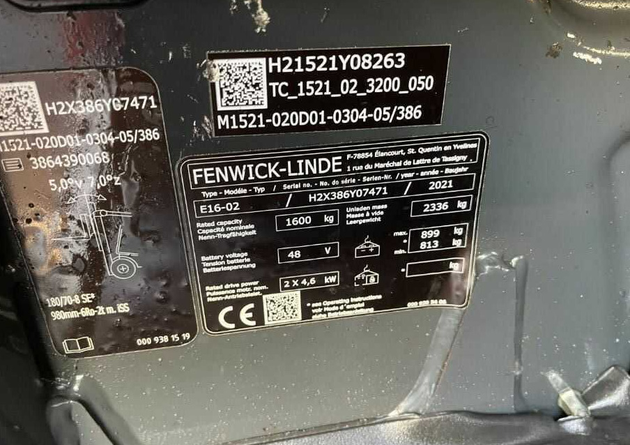 Linde E16-02 - Elektrische heftruck: afbeelding 4 Linde E16-02 - Elektrische heftruck: afbeelding 4