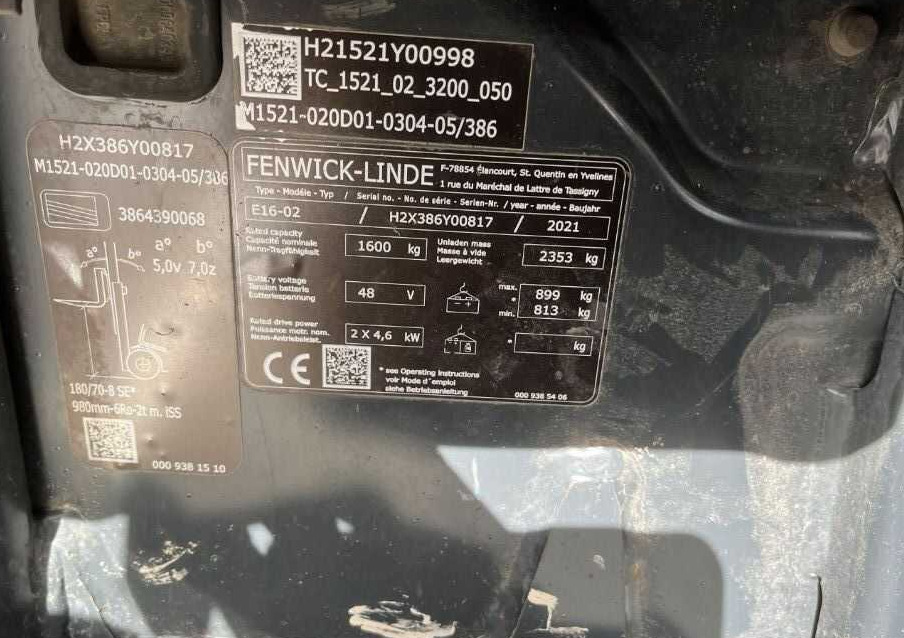 Linde E16-02 - Elektrische heftruck: afbeelding 4 Linde E16-02 - Elektrische heftruck: afbeelding 4