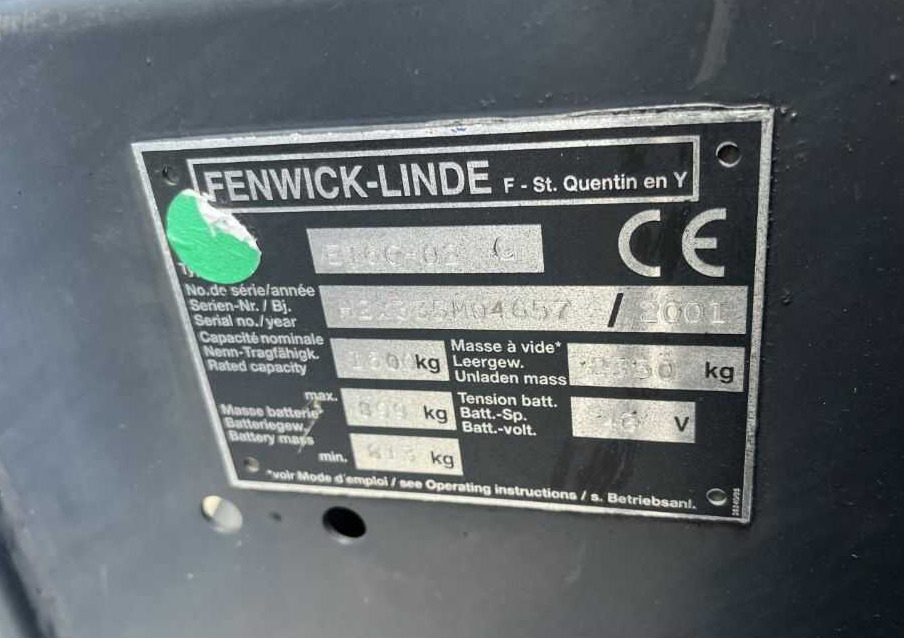 Linde E16C-01 - Elektrische heftruck: afbeelding 4 Linde E16C-01 - Elektrische heftruck: afbeelding 4