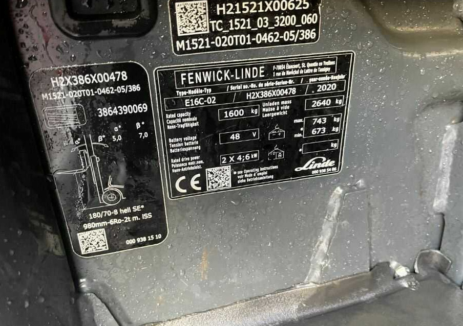 Linde E16C-02 - Elektrische heftruck: afbeelding 4 Linde E16C-02 - Elektrische heftruck: afbeelding 4