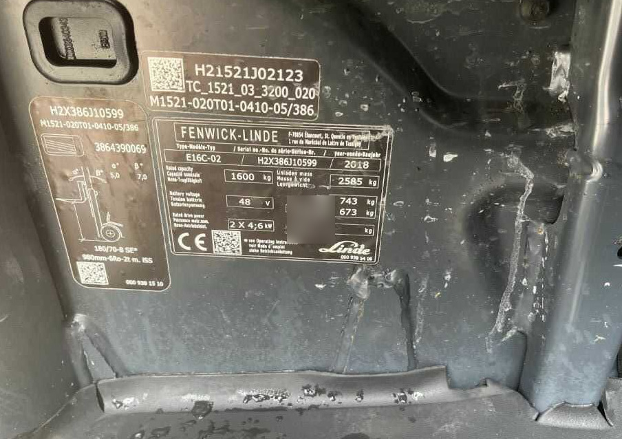Linde E16C-02 - Elektrische heftruck: afbeelding 4 Linde E16C-02 - Elektrische heftruck: afbeelding 4