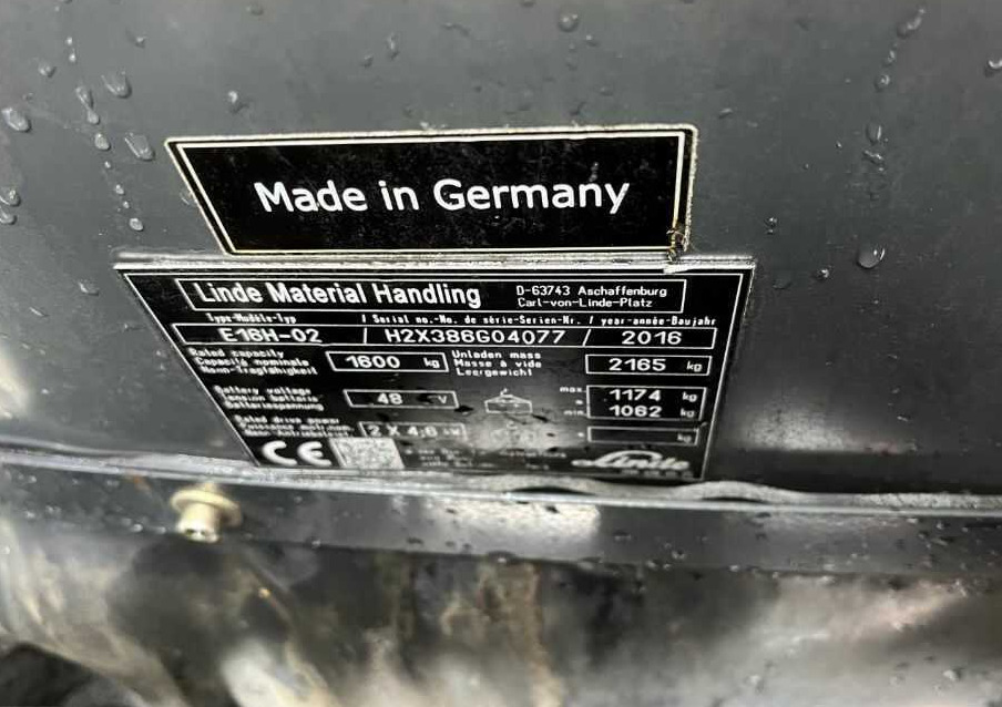 Linde E16H-02 - Elektrische heftruck: afbeelding 4 Linde E16H-02 - Elektrische heftruck: afbeelding 4