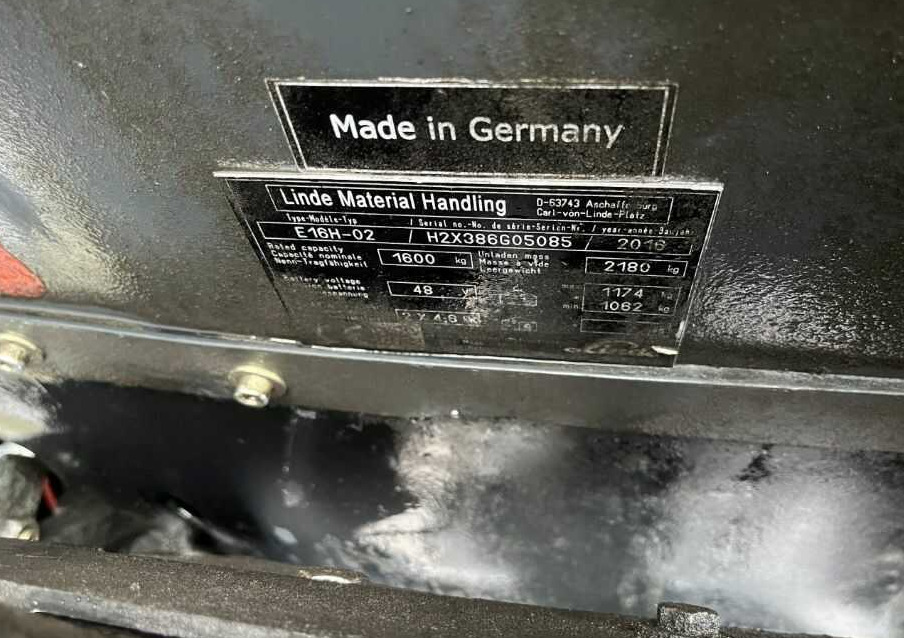 Linde E16H-02 - Elektrische heftruck: afbeelding 4 Linde E16H-02 - Elektrische heftruck: afbeelding 4