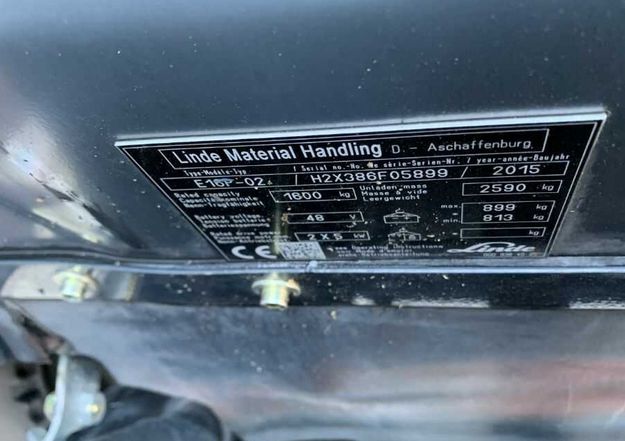 Linde E16P-02 - Elektrische heftruck: afbeelding 4 Linde E16P-02 - Elektrische heftruck: afbeelding 4