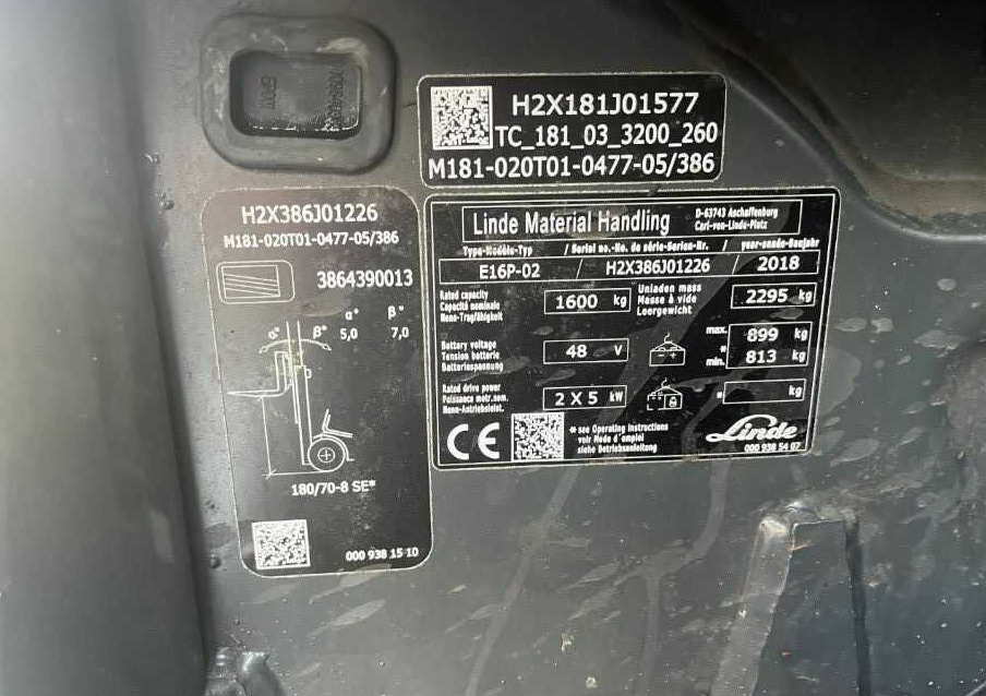 Linde E16P-02 - Elektrische heftruck: afbeelding 4 Linde E16P-02 - Elektrische heftruck: afbeelding 4