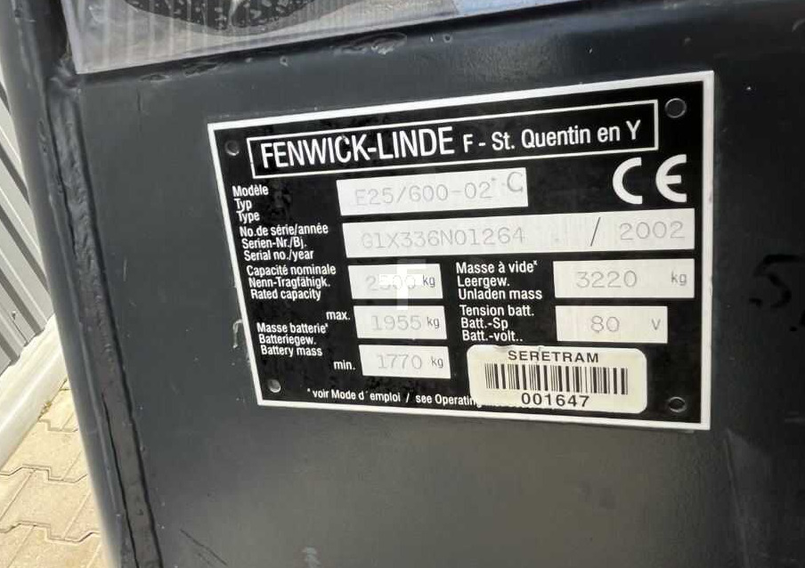 Linde E25 - Elektrische heftruck: afbeelding 4 Linde E25 - Elektrische heftruck: afbeelding 4