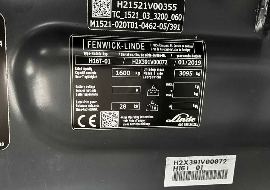 Linde H16T-01 - LPG heftruck: afbeelding 4 Linde H16T-01 - LPG heftruck: afbeelding 4