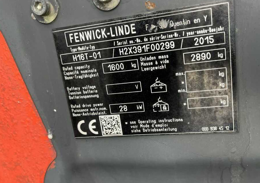 Linde H16T-01 - LPG heftruck: afbeelding 4 Linde H16T-01 - LPG heftruck: afbeelding 4