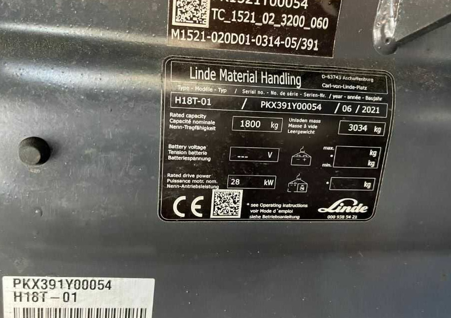 Linde H18T-01 - LPG heftruck: afbeelding 4 Linde H18T-01 - LPG heftruck: afbeelding 4