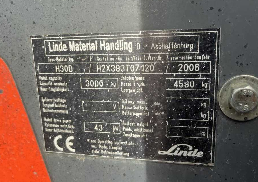 Linde H30D - Diesel heftruck: afbeelding 4 Linde H30D - Diesel heftruck: afbeelding 4