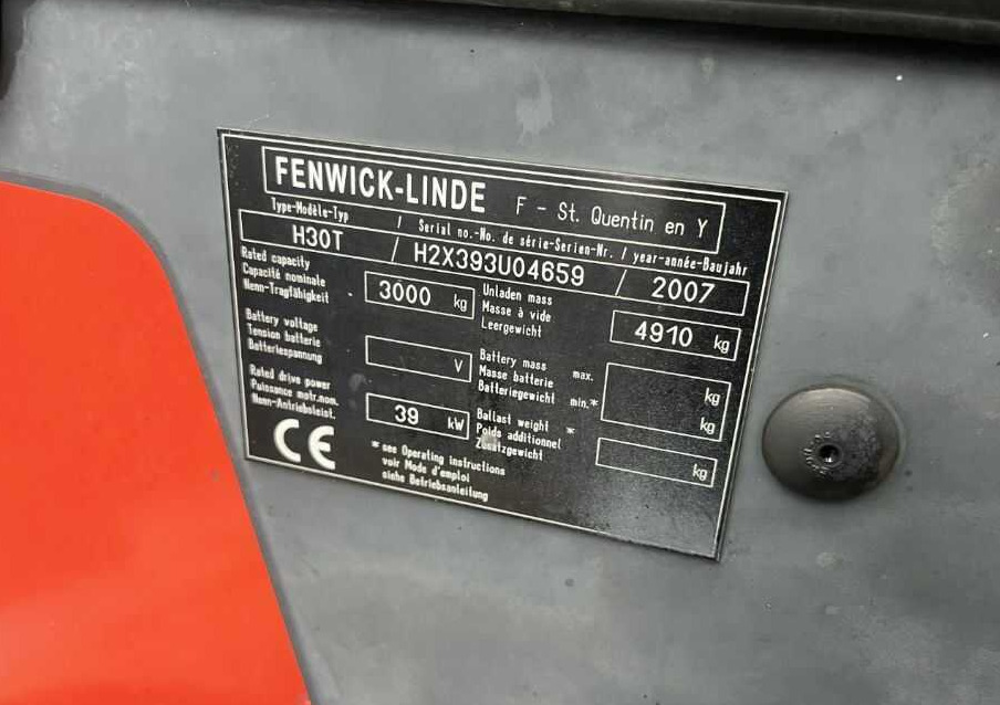 Linde H30T-01 - LPG heftruck: afbeelding 4 Linde H30T-01 - LPG heftruck: afbeelding 4