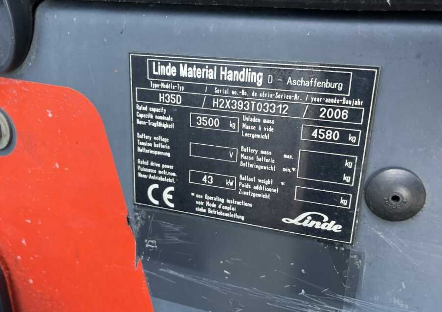 Linde H35D - Diesel heftruck: afbeelding 4 Linde H35D - Diesel heftruck: afbeelding 4