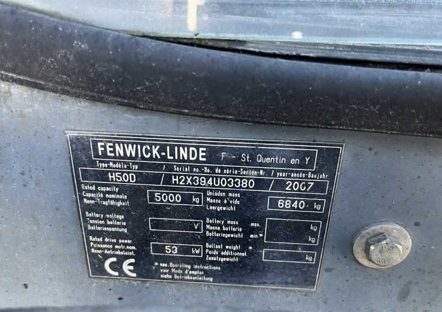 Linde H50D - Diesel heftruck: afbeelding 4 Linde H50D - Diesel heftruck: afbeelding 4