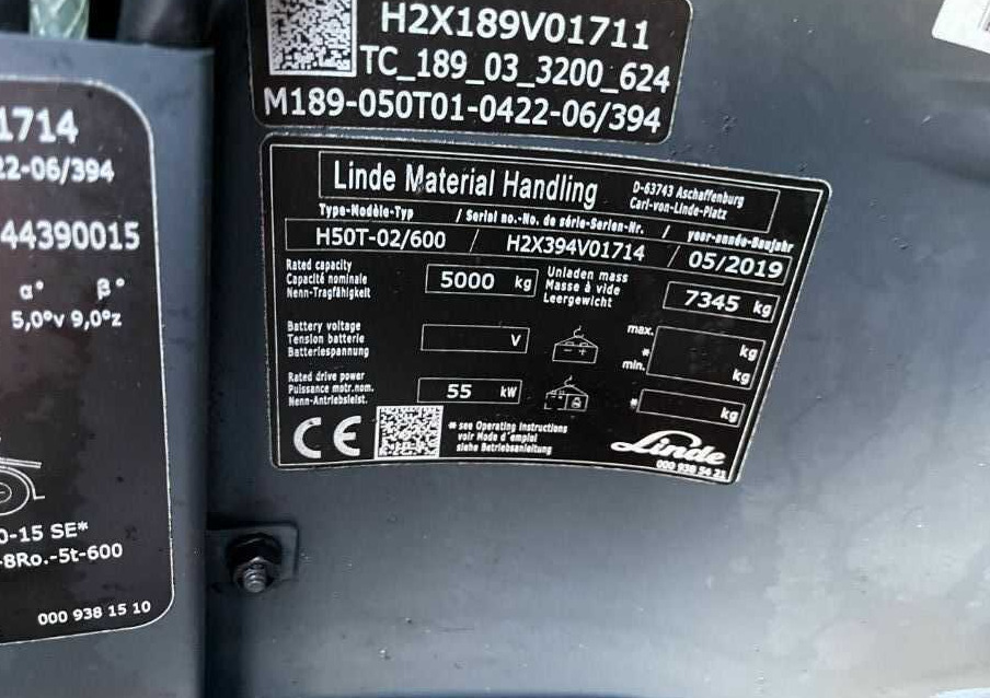 Linde H50T-02/600 - LPG heftruck: afbeelding 4 Linde H50T-02/600 - LPG heftruck: afbeelding 4