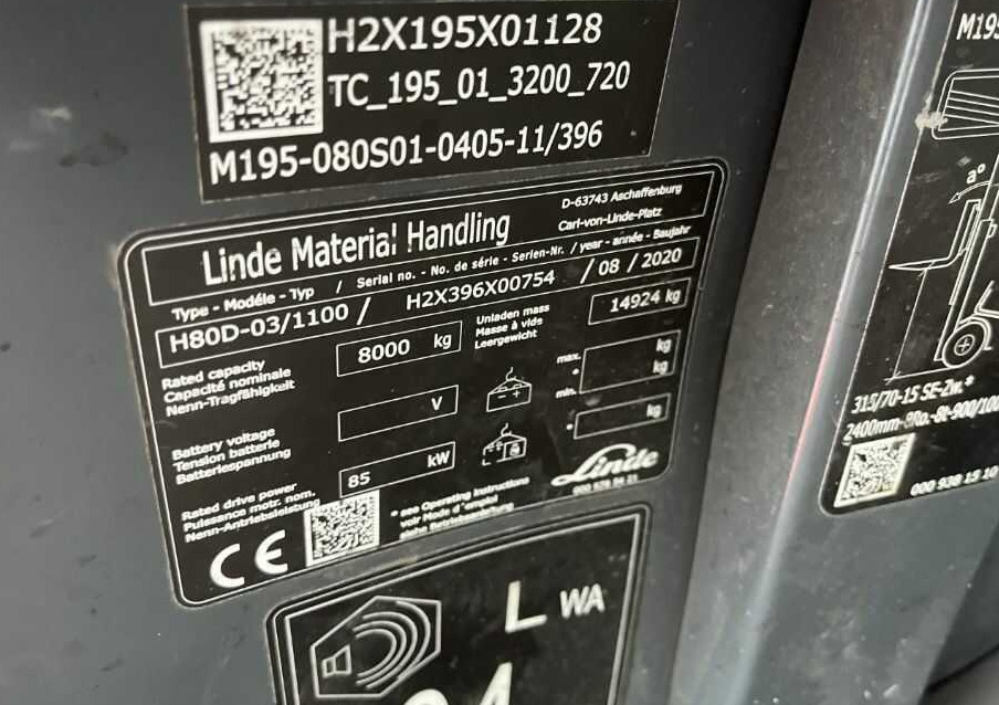 Linde H80D-03/1100 - Diesel heftruck: afbeelding 4 Linde H80D-03/1100 - Diesel heftruck: afbeelding 4