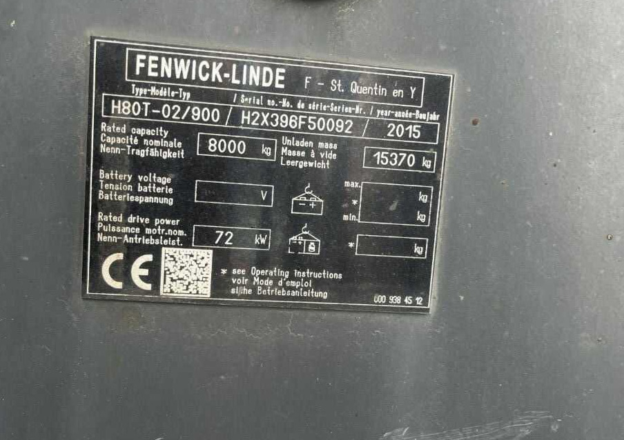 Linde H80T-02/900 - LPG heftruck: afbeelding 4 Linde H80T-02/900 - LPG heftruck: afbeelding 4