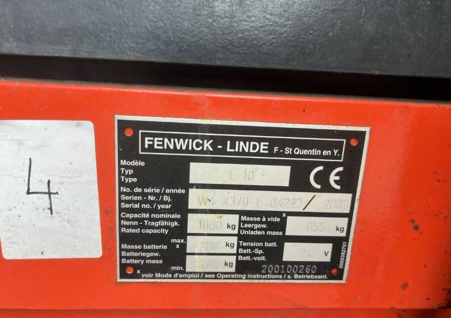 Linde L10 - Stapelaar: afbeelding 4 Linde L10 - Stapelaar: afbeelding 4