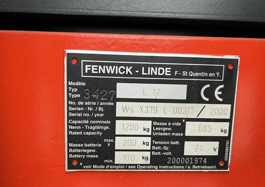 Linde L12 - Stapelaar: afbeelding 5 Linde L12 - Stapelaar: afbeelding 5