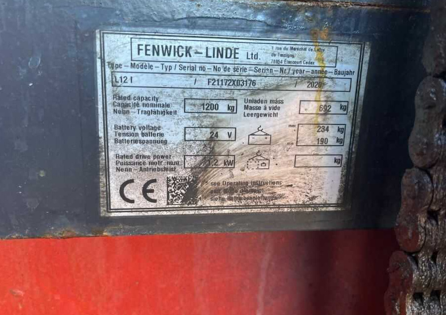 Linde L12L - Stapelaar: afbeelding 4 Linde L12L - Stapelaar: afbeelding 4