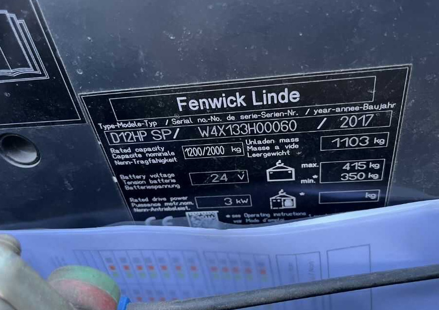 Linde L12LHP - Stapelaar: afbeelding 4 Linde L12LHP - Stapelaar: afbeelding 4