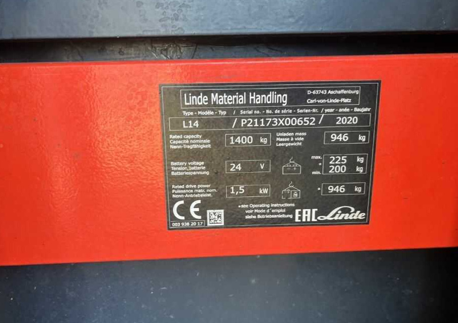 Linde L14 - Stapelaar: afbeelding 4 Linde L14 - Stapelaar: afbeelding 4