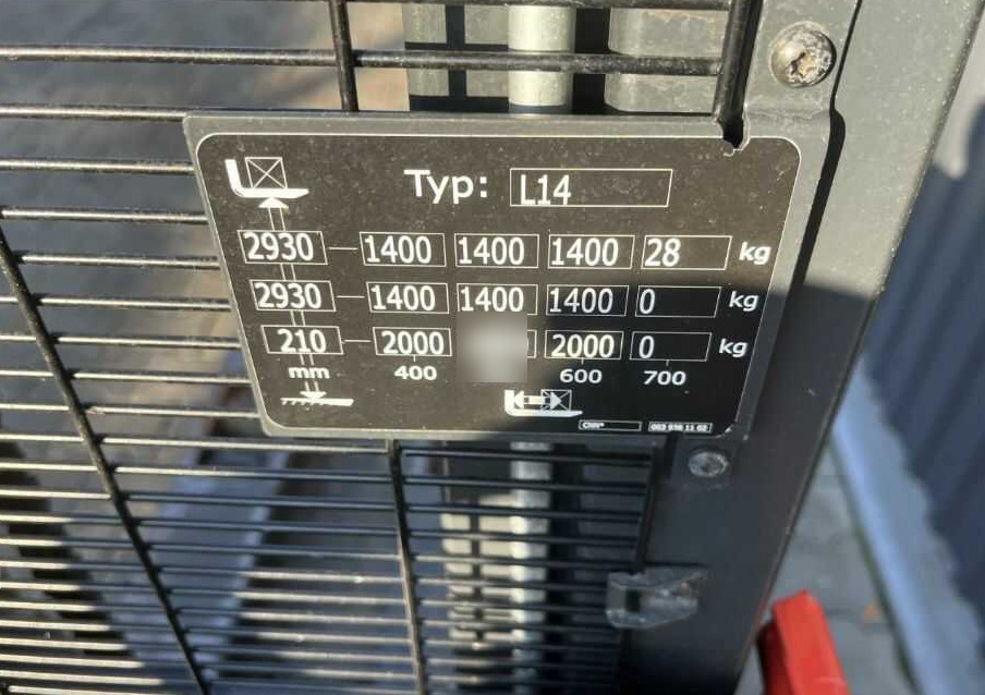 Linde L14 - Stapelaar: afbeelding 5 Linde L14 - Stapelaar: afbeelding 5