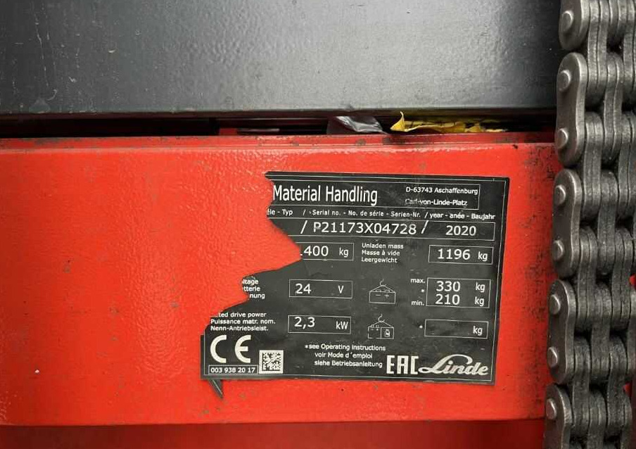 Linde L14AP - Stapelaar: afbeelding 3 Linde L14AP - Stapelaar: afbeelding 3