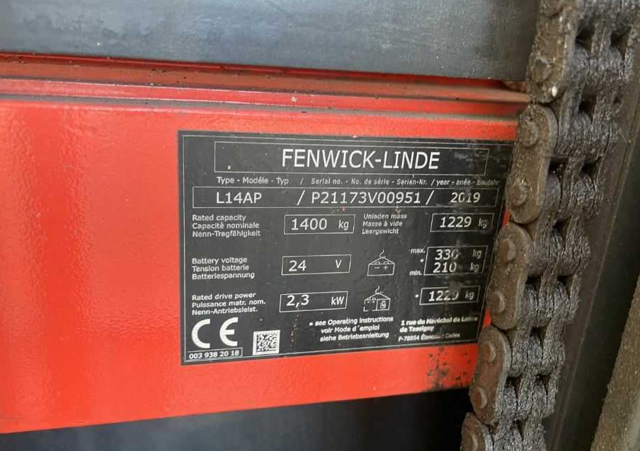 Linde L14AP - Stapelaar: afbeelding 4 Linde L14AP - Stapelaar: afbeelding 4