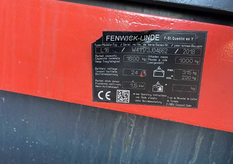 Linde L16 - Stapelaar: afbeelding 4 Linde L16 - Stapelaar: afbeelding 4