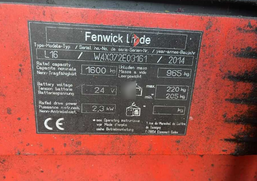 Linde L16 - Stapelaar: afbeelding 4 Linde L16 - Stapelaar: afbeelding 4
