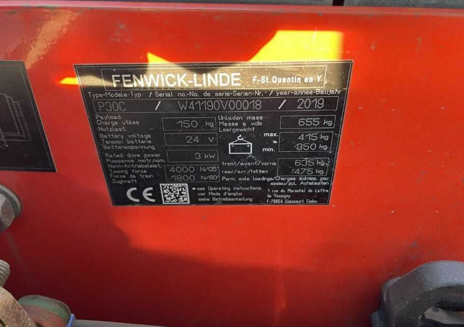 Linde P30C - Elektrische trekker: afbeelding 3 Linde P30C - Elektrische trekker: afbeelding 3