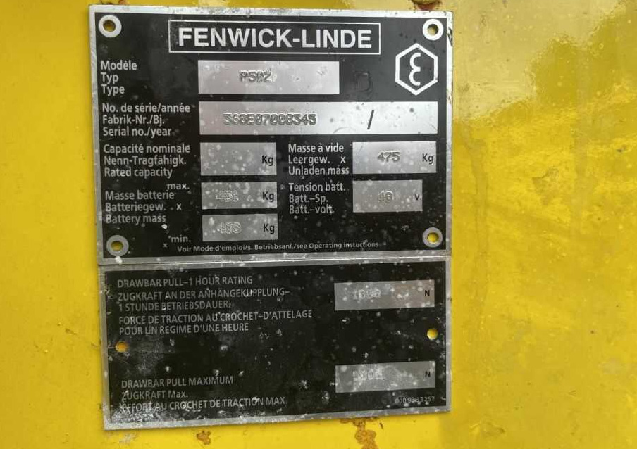 Linde P50Z - Elektrische trekker: afbeelding 4 Linde P50Z - Elektrische trekker: afbeelding 4