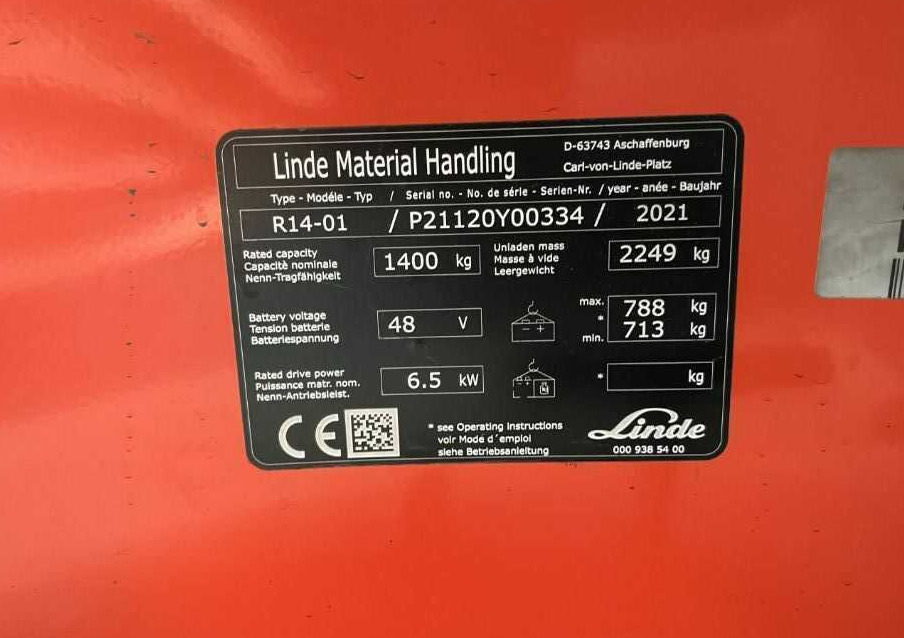 Linde R14-01 - Reach truck: afbeelding 4 Linde R14-01 - Reach truck: afbeelding 4
