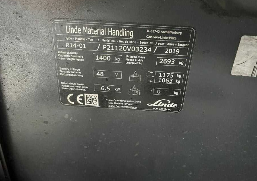 Linde R14 - Reach truck: afbeelding 4 Linde R14 - Reach truck: afbeelding 4