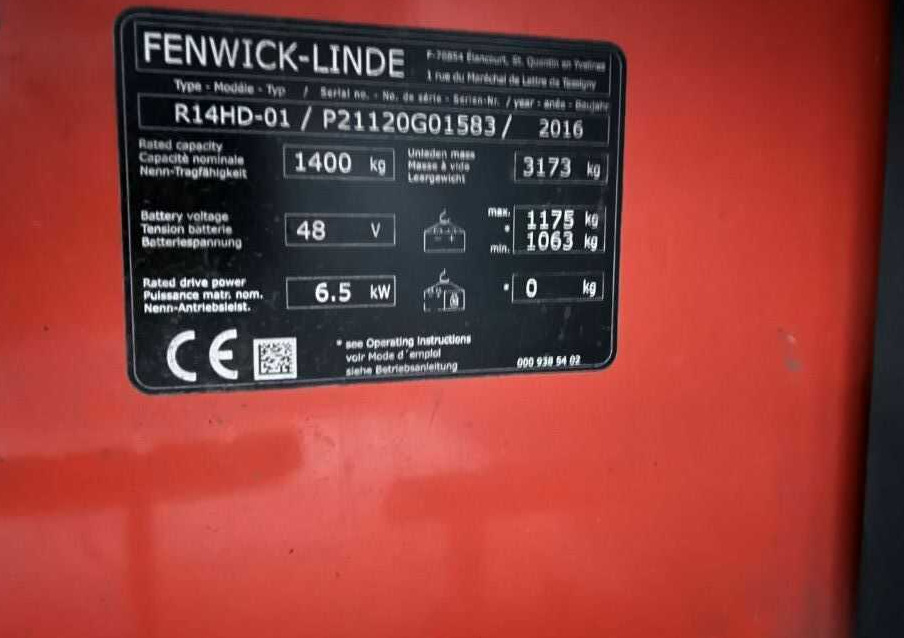 Linde R14HD-01 - Stapelaar: afbeelding 5 Linde R14HD-01 - Stapelaar: afbeelding 5