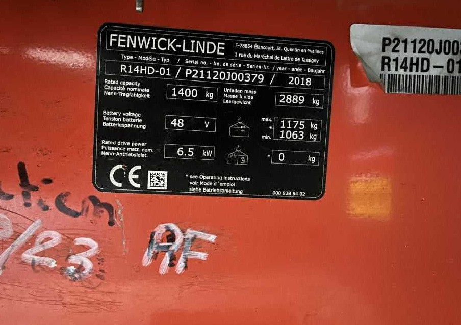 Linde R14HD-01 - Reach truck: afbeelding 4 Linde R14HD-01 - Reach truck: afbeelding 4