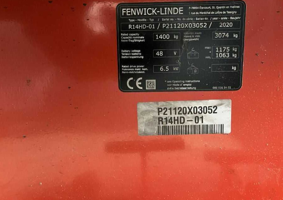 Linde R14HD-01 - Reach truck: afbeelding 4 Linde R14HD-01 - Reach truck: afbeelding 4