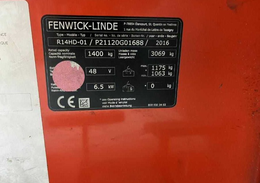 Linde R14HD-01 - Reach truck: afbeelding 4 Linde R14HD-01 - Reach truck: afbeelding 4