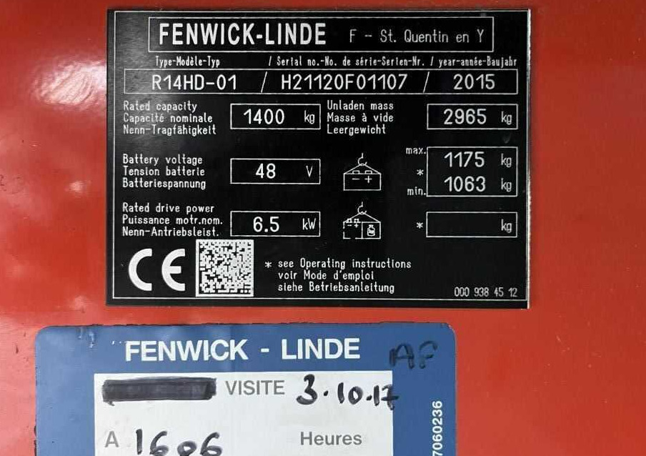 Linde R14HD-01 - Reach truck: afbeelding 4 Linde R14HD-01 - Reach truck: afbeelding 4