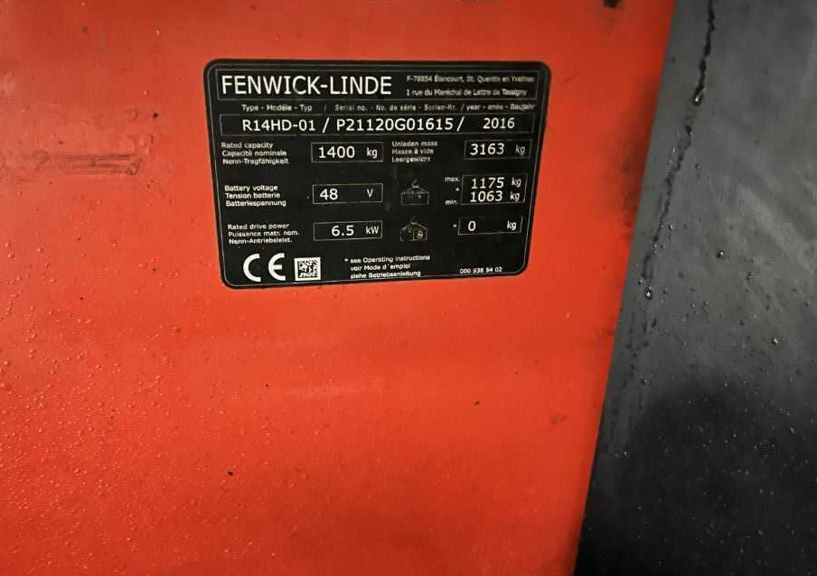 Linde R14HD - Reach truck: afbeelding 1 Linde R14HD - Reach truck: afbeelding 1