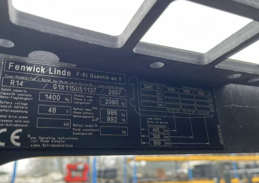 Linde R14S - Reach truck: afbeelding 4 Linde R14S - Reach truck: afbeelding 4