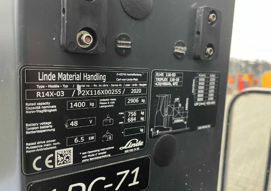 Linde R14X-03 - Reach truck: afbeelding 4 Linde R14X-03 - Reach truck: afbeelding 4